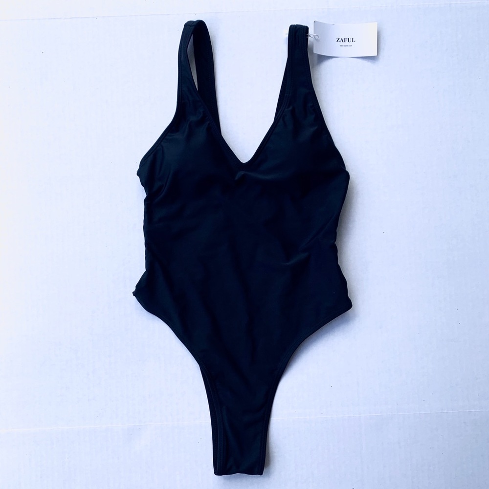 Zaful One Piece Cutout Swimsuit